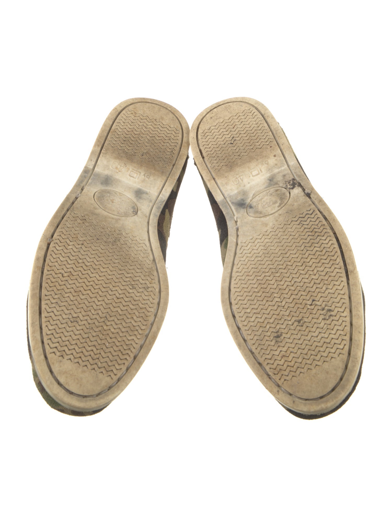 Del Toro Suede Printed Boat Shoes